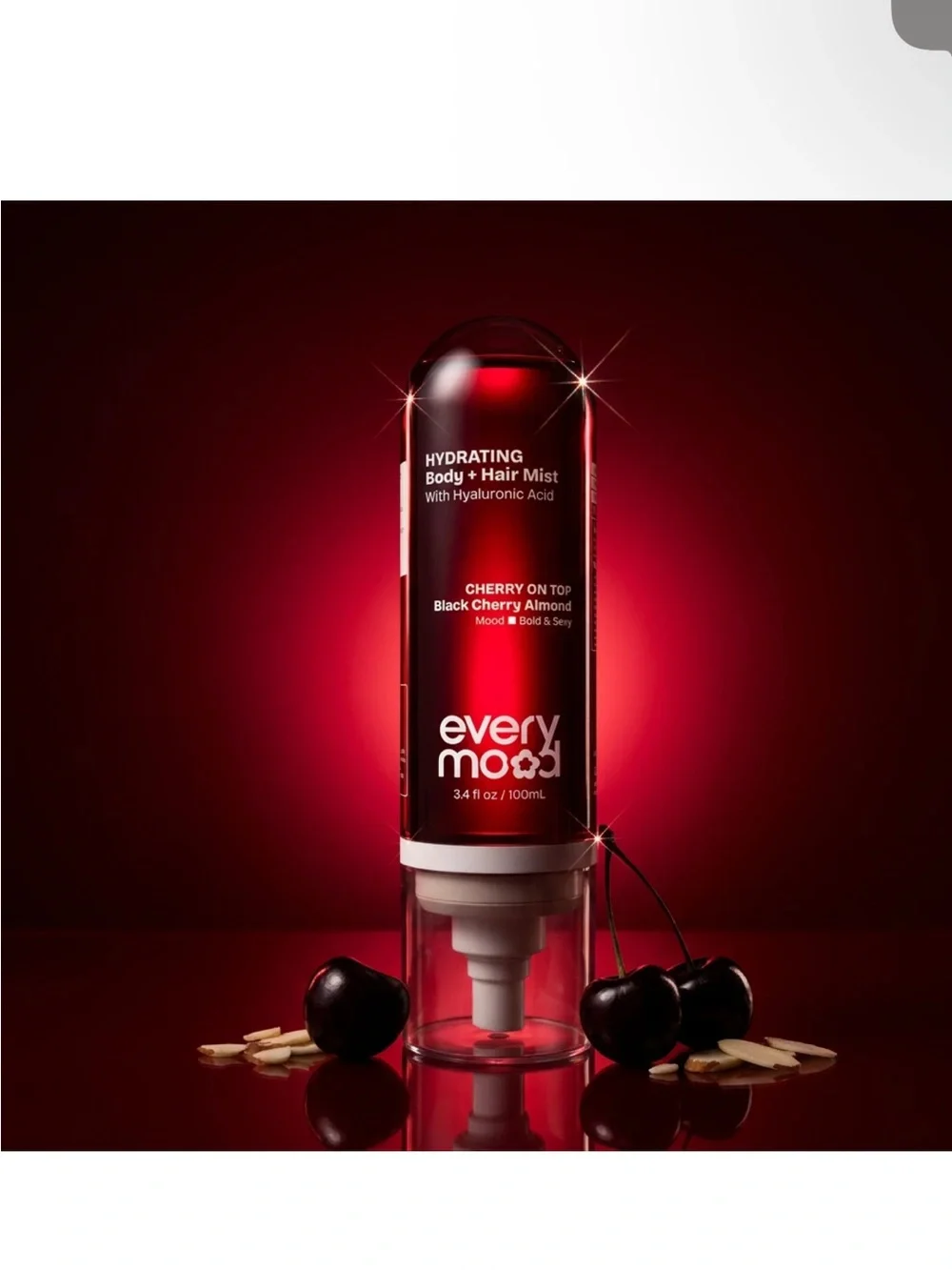 Every mood Hydrating Body + Hair Mist — Cherry On Top 3.4 Oz